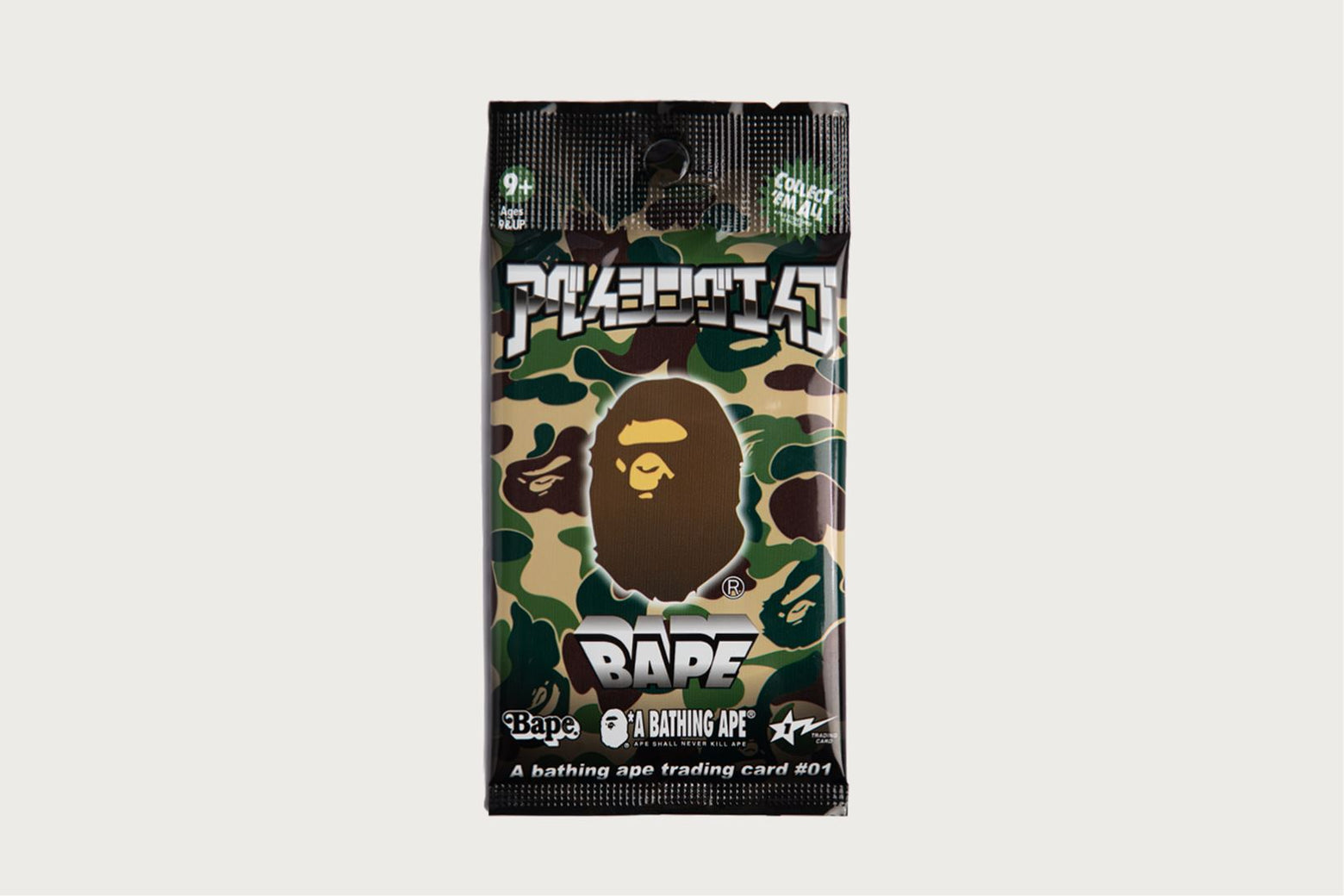 BAPE® COLLECTIBLE CARD PACK 3packs 日本限定 BAPE トレーディングカード紹介｜5枚入り、デザイン、日本での発売