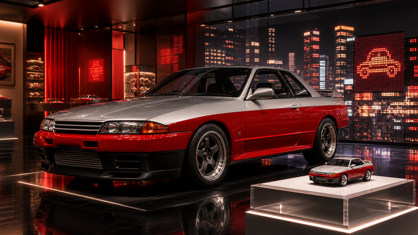 TARMAC 1/64 日産GTR R32 LB 香港タクシースタイル Tarmac Works Hong Kong Taxi R32｜香港車仔展 2026 回顧 – MOONROAD