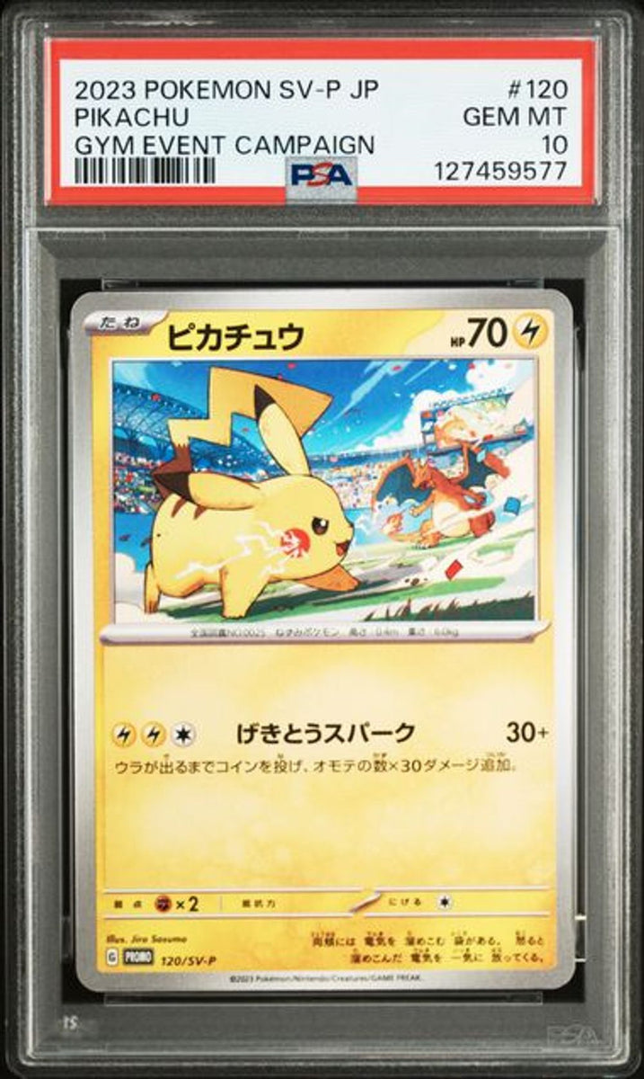 PSA10 ピカチュウ ジムプロモ 2023 SV P 120 PSA 10] [SET] 2023 ポケモン 日本語 SV-P プロモ #120 ピカ