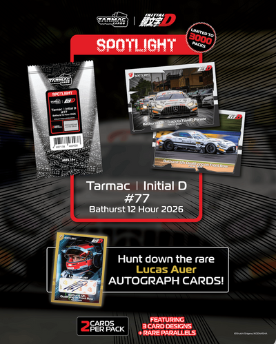 【全球限量 3000 包】Tarmac Cards 《頭文字D》系列 Spotlight 賽事特別版收藏卡包 (Bathurst 12 Hour)(Pre-Order)