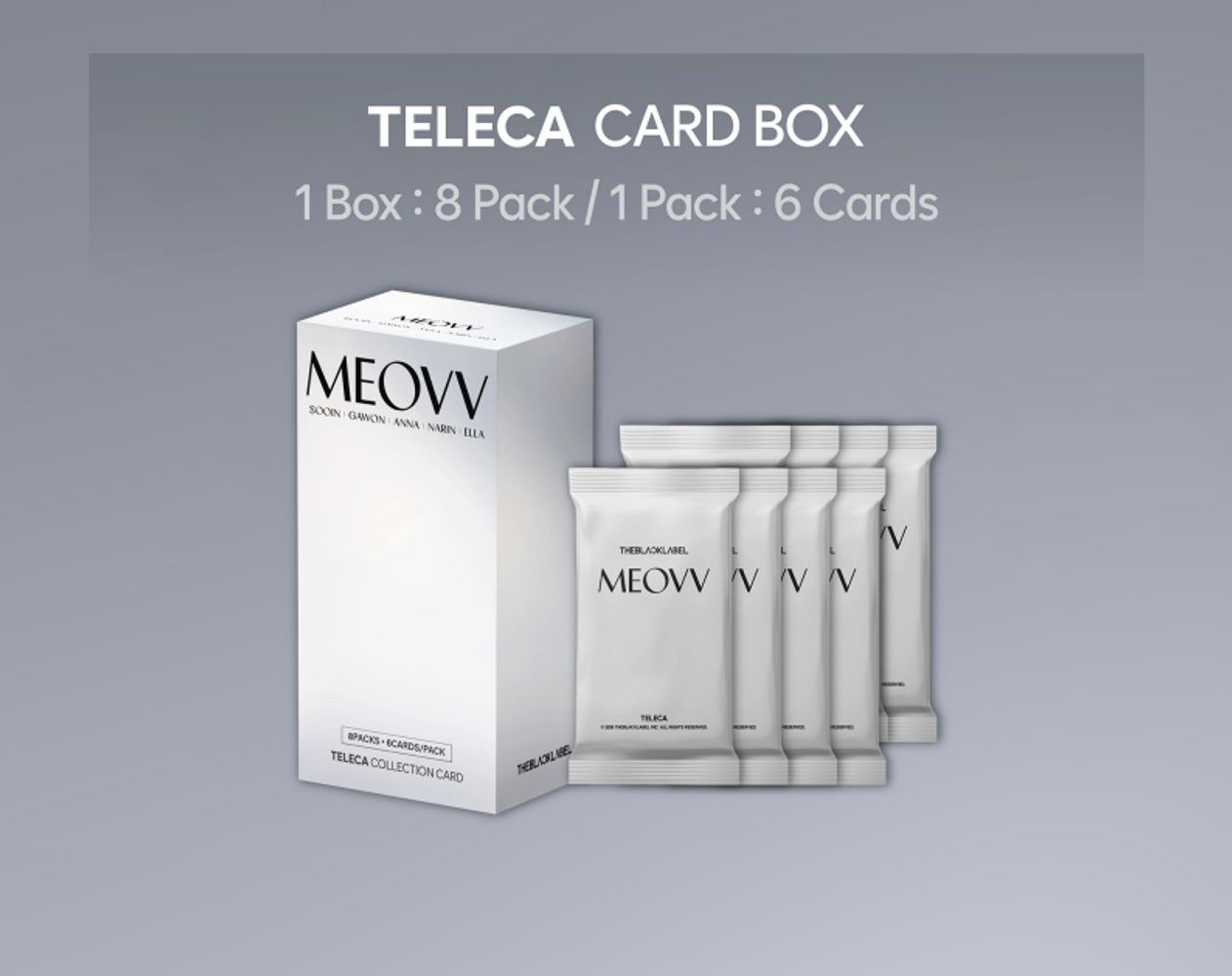 MEOVV TELECA Official Collection Card Box | Hong Kong and Macau