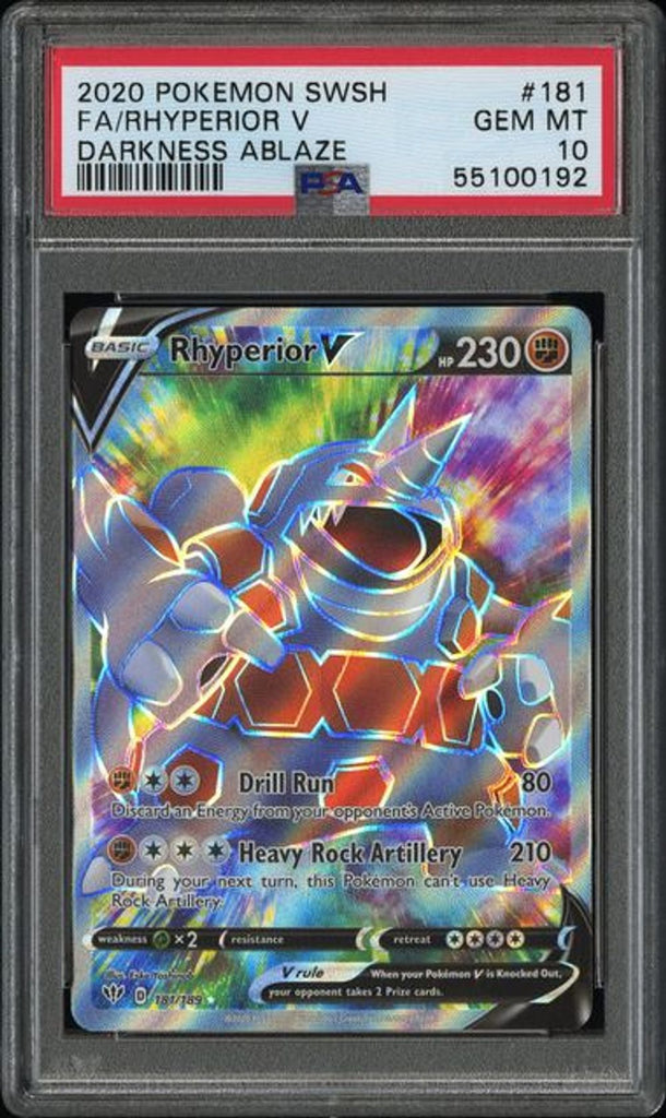 PSA 10] 2020 POKEMON SWORD & SHIELD DARKNESS ABLAZE #181