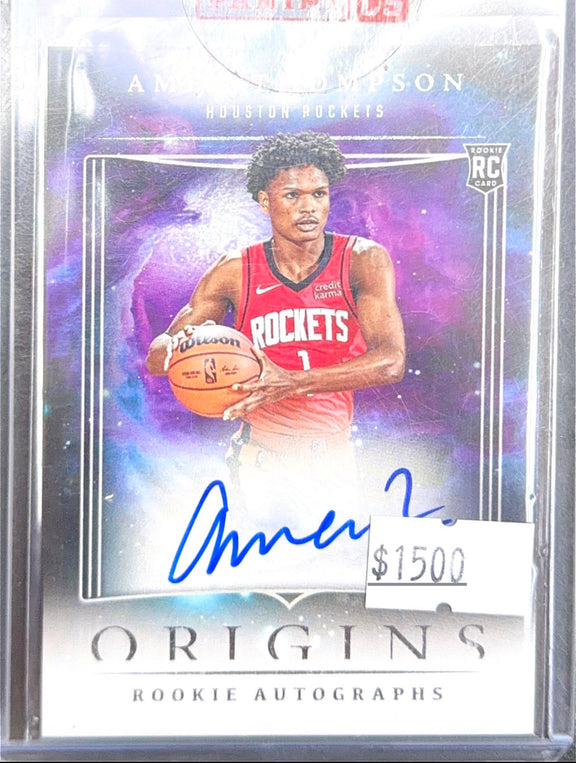 Amen Thompson 2023-24 Panini Origins Amen Thompson Rookie Autographs (Rookies / RC)