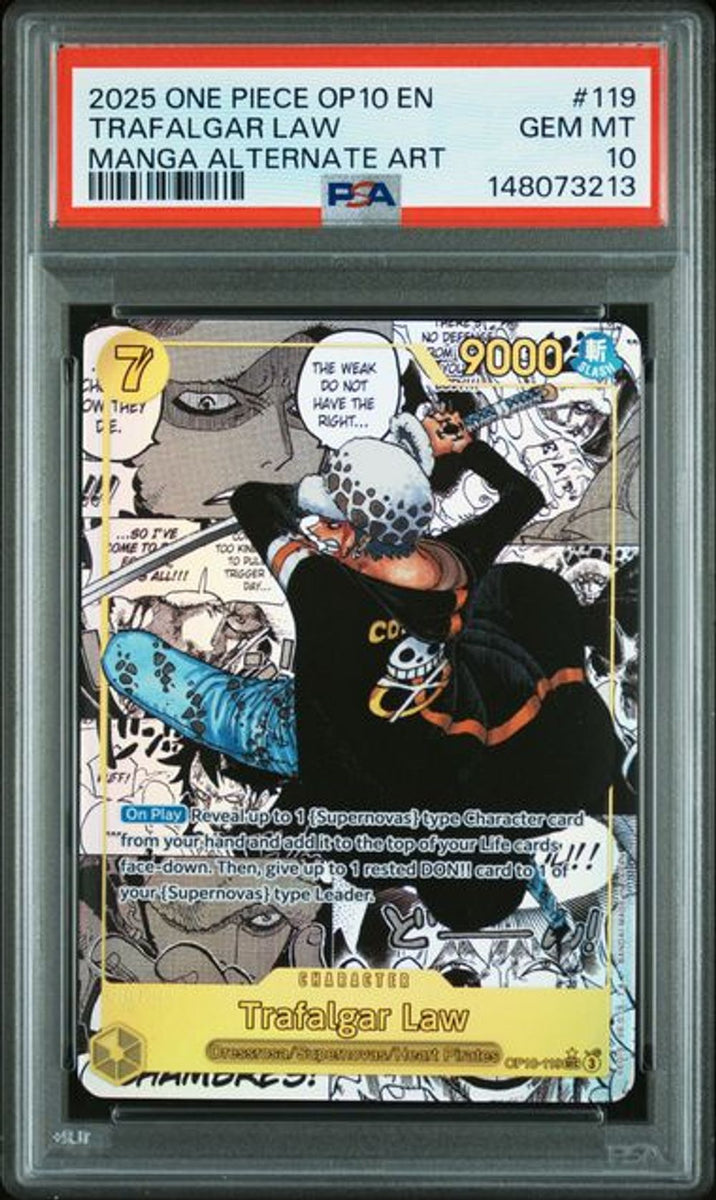 PSA 10] 2025 ONE PIECE OP10-ROYAL BLOOD #119 トラファルガー・ロー