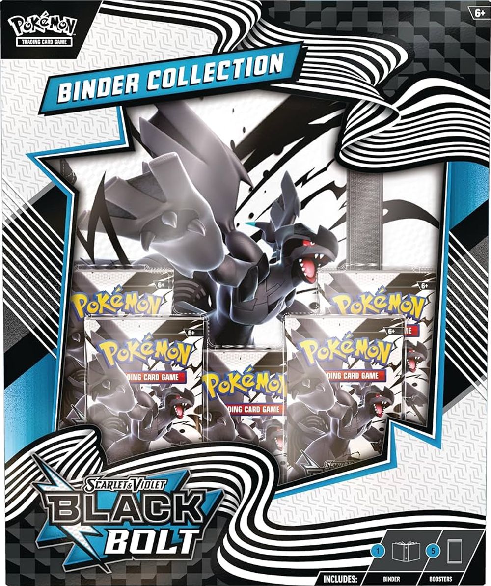 ポケモンカード英語版 Black Bolt Binder Collection ポケモンカードゲーム 英語版 SV10.5 バインダーコレクション ブラック