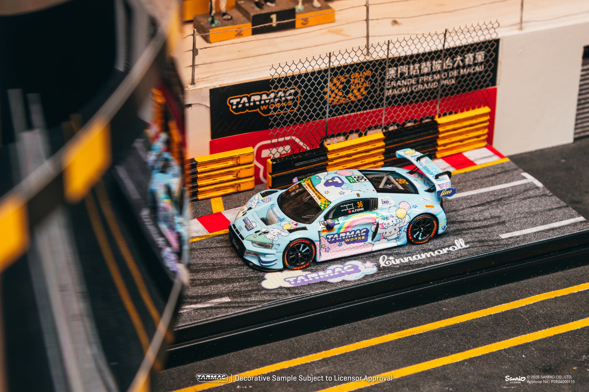 ターマックワークス アウディ R8 シナモロール マカオGTコンボセット