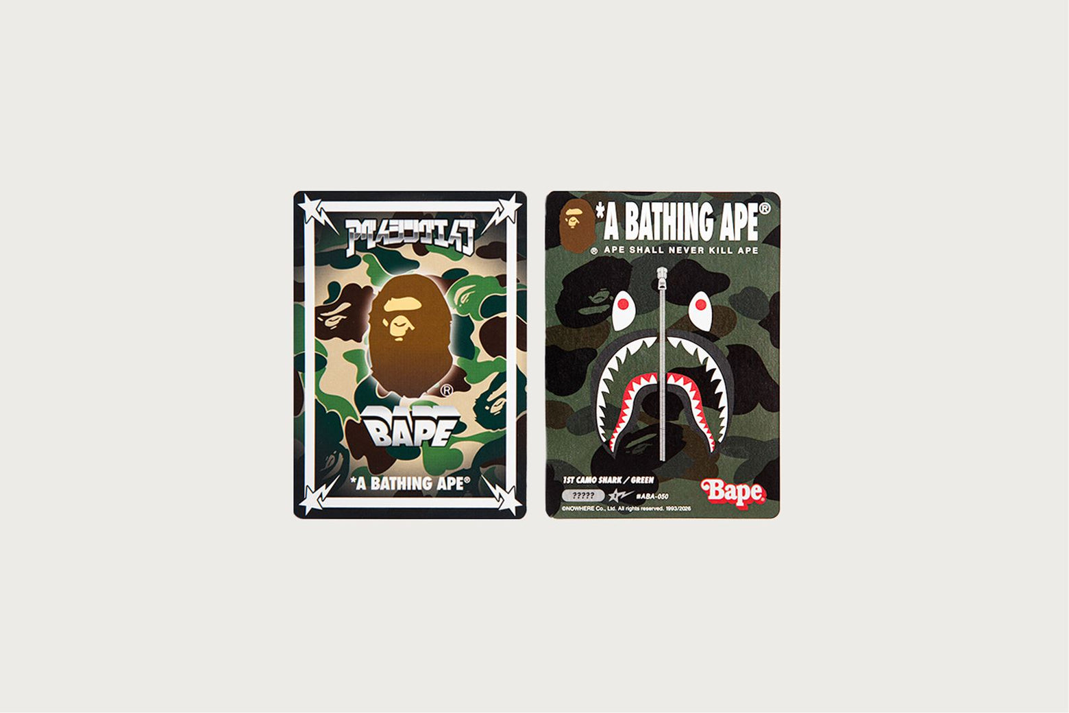 BAPE® Collector Card Pack Pre-order | 5 Cards Per Pack | MOONROAD