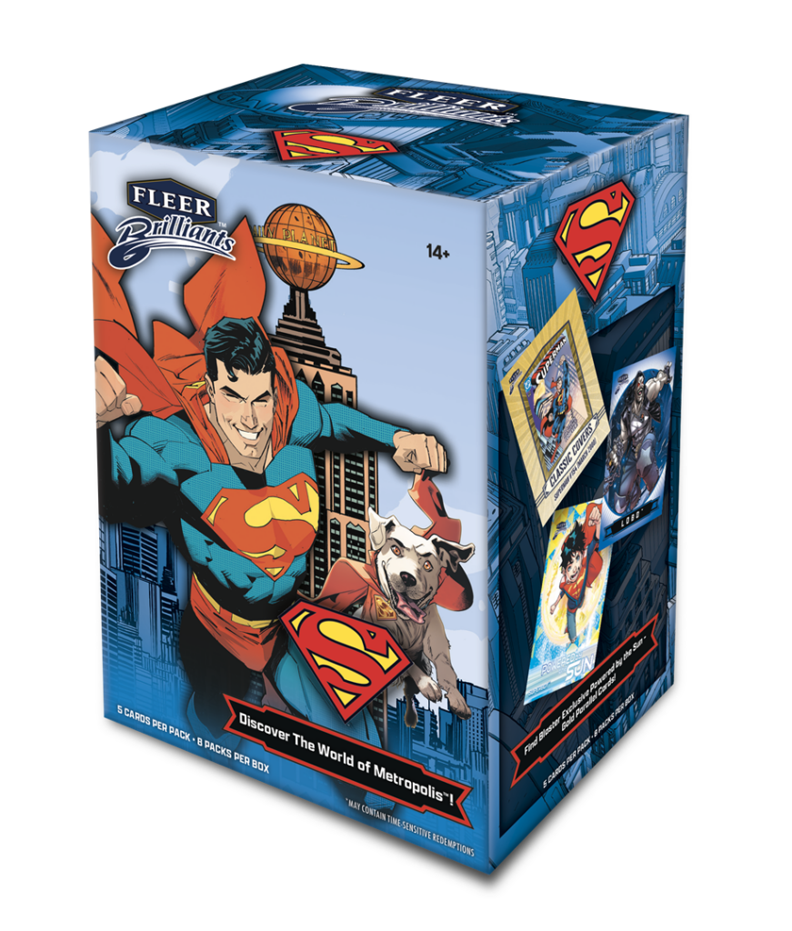2025 Upper Deck Fleer Brilliants Superman Retail Mega Box