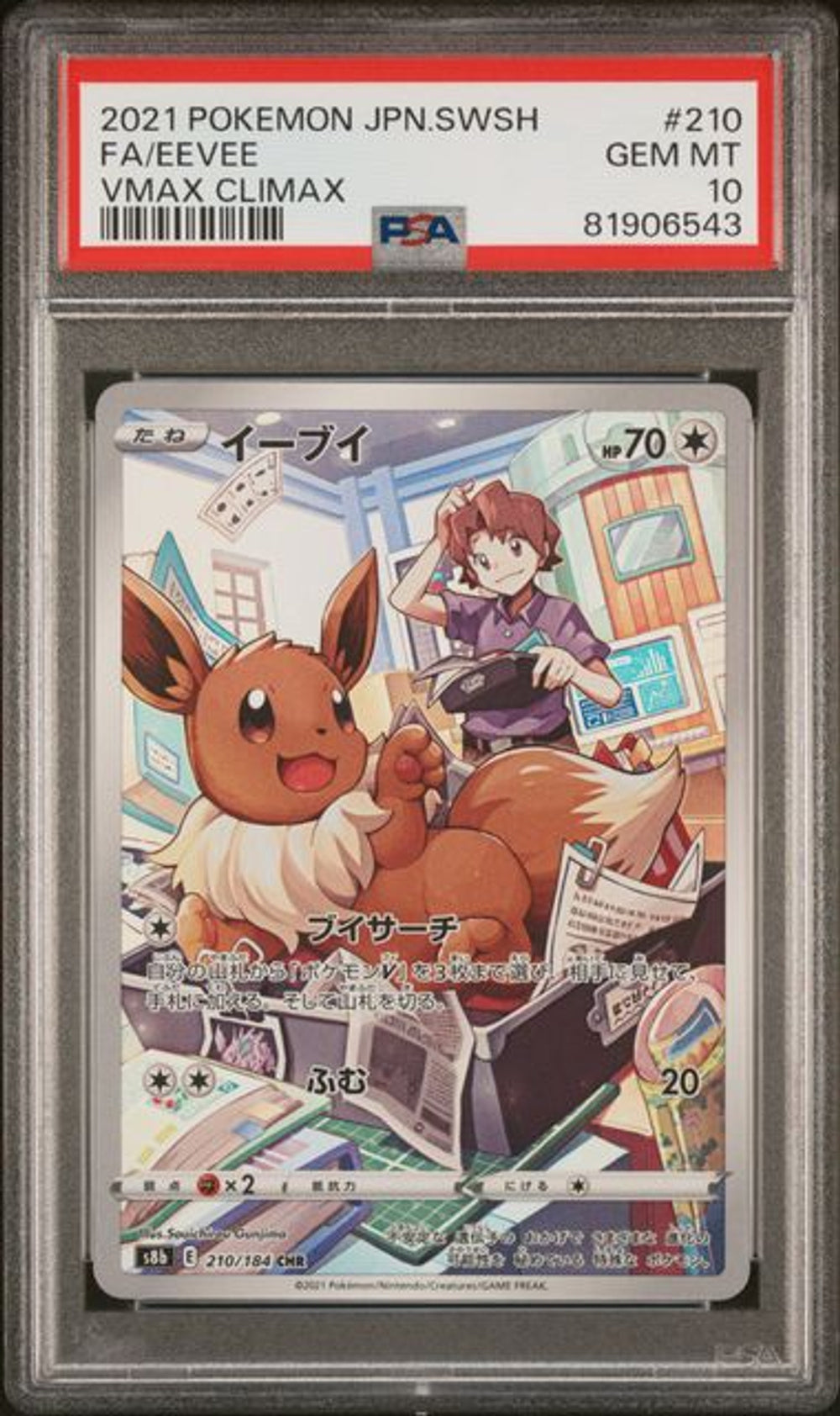 レシラム and イーブイv max psa10 PSA10] 2021 POKEMON JAPANESE SWORD & SHIELD VMAX CLIMAX…｜MOONROAD