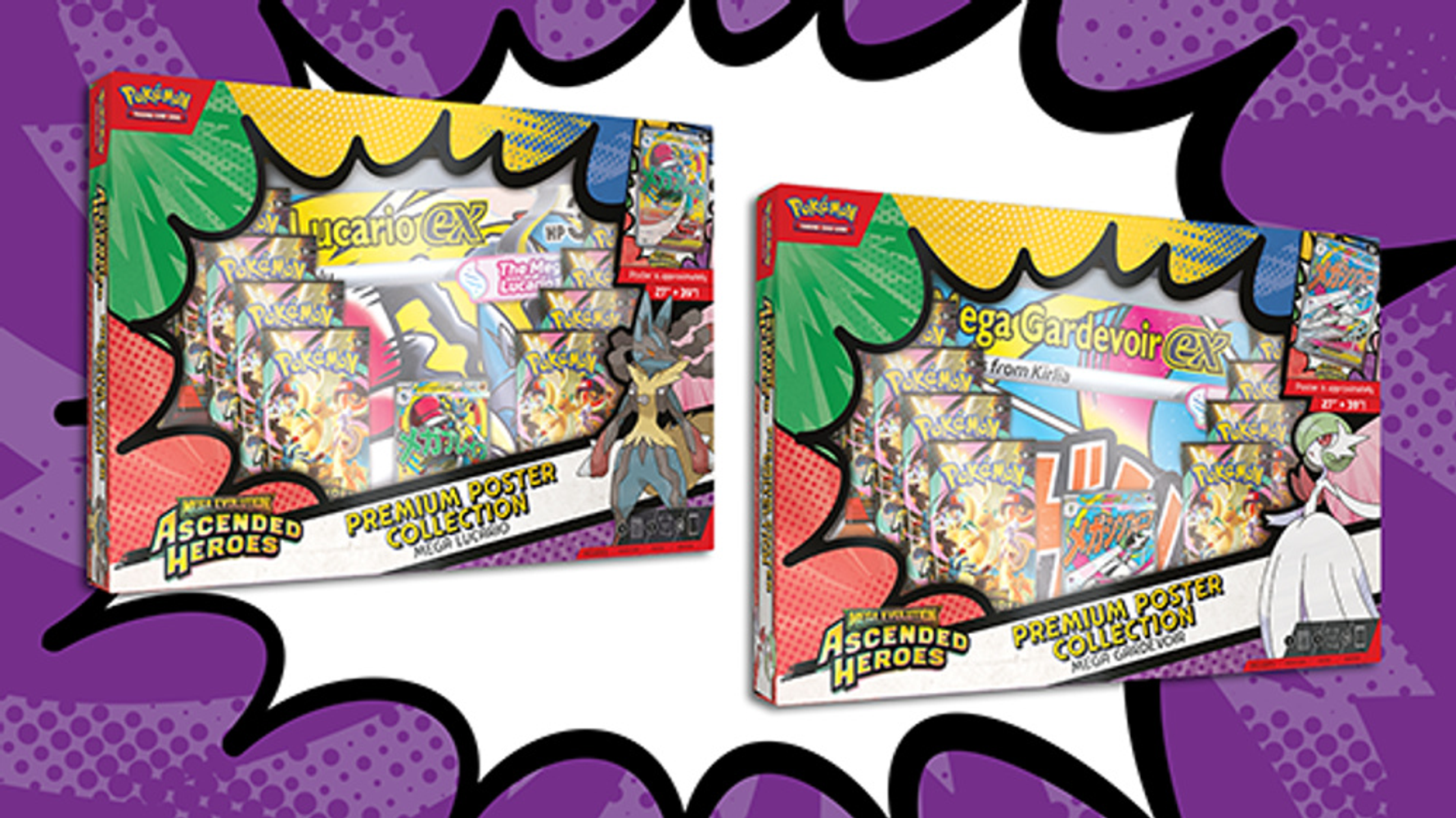 Pokemon TCG English ME2.5 Poster Collection Ascended Heroes