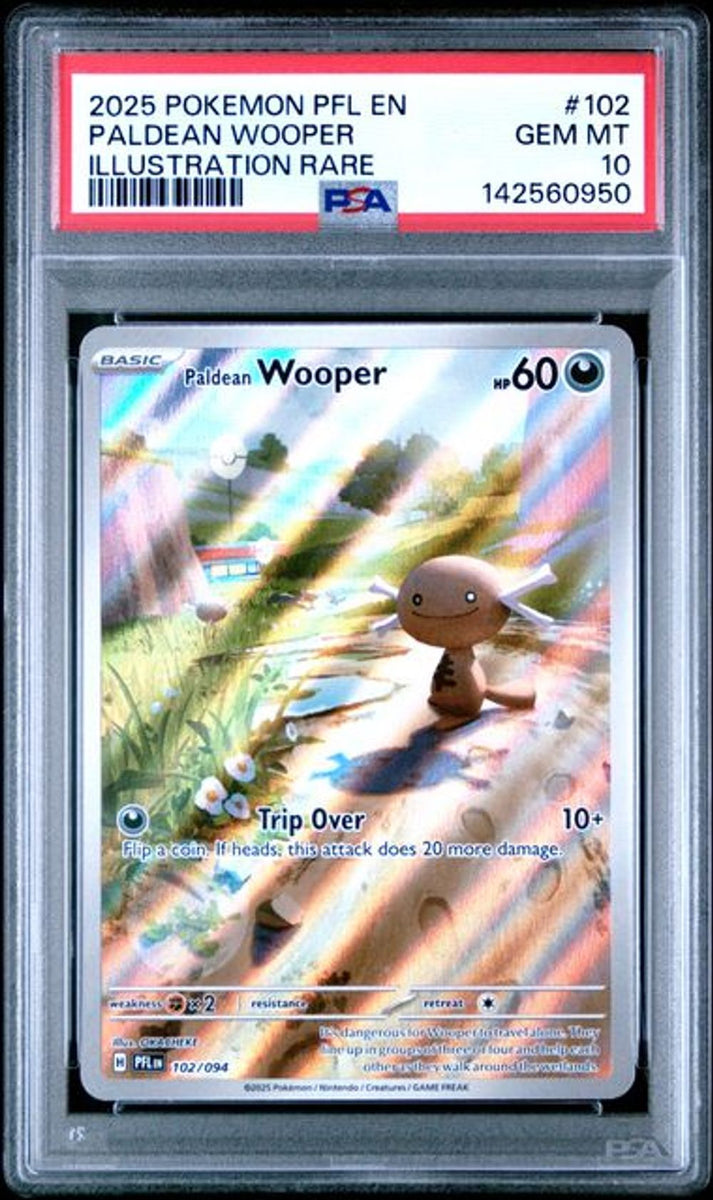 PSA 10] 2025 POKEMON PFL EN-PHANTASMAL FLAMES #102 PALDE