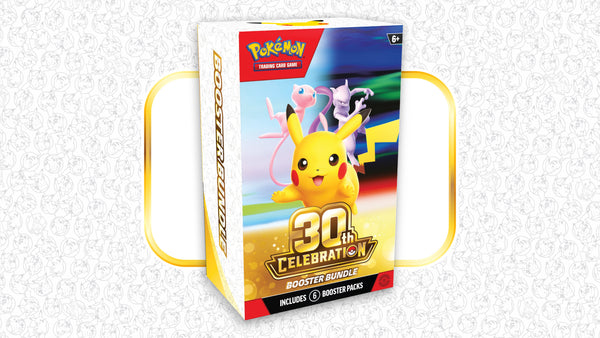 Pokémon TCG 30th Celebration Booster Bundle 英文版｜1盒6包