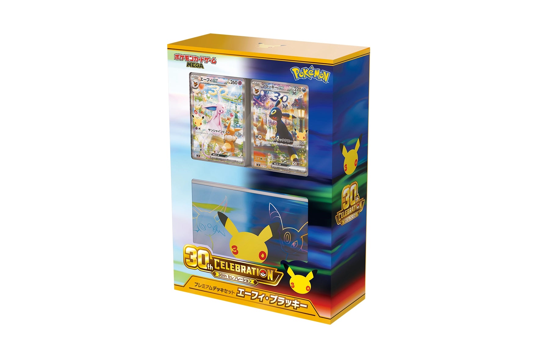 日文版 ポケモン ソード＆シールド 30th エーフィ・ブラッキーデッキ