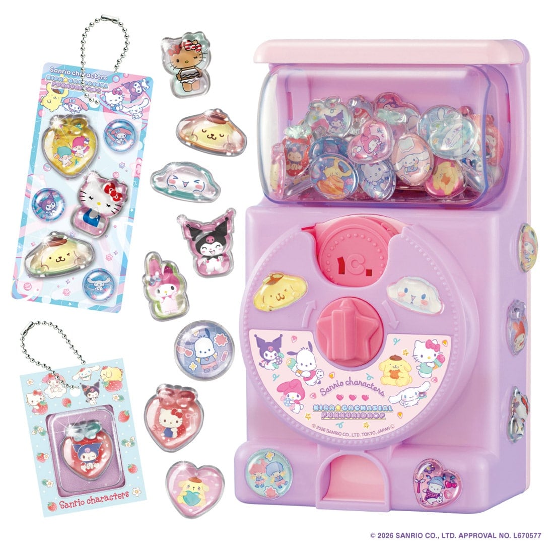 Sanrio Characters 立體貼紙機DX 豪華套裝｜2026年10月預訂｜MOONROAD