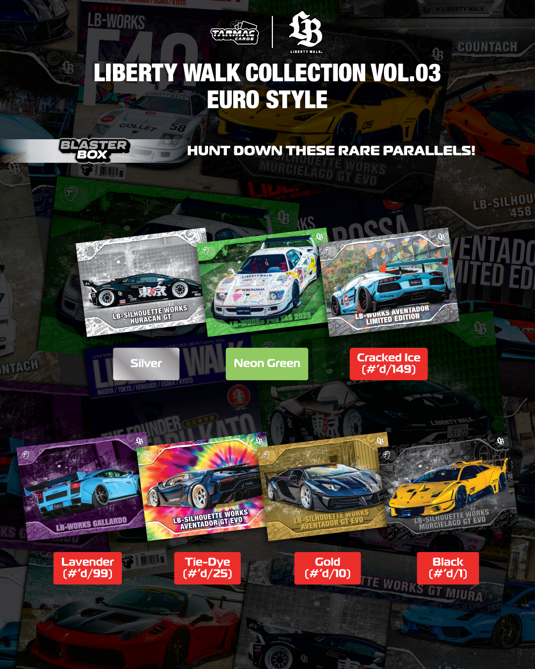 Tarmac Cards Liberty Walk Vol.03 ブラスターボックス 香港予約